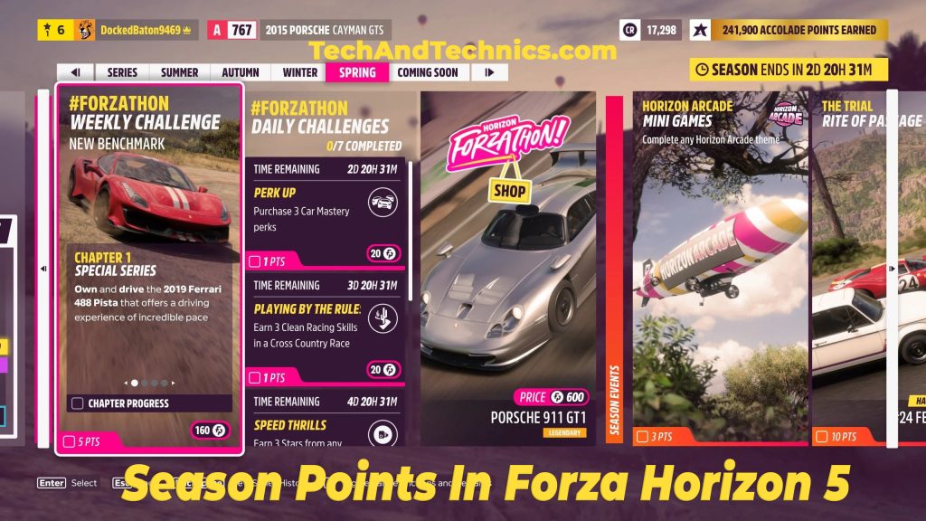 How To Get Season Points In Forza Horizon 5 (Guide)